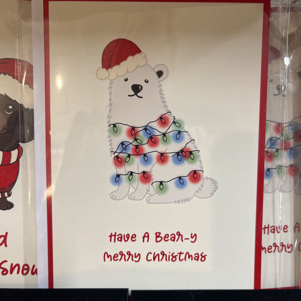 HAVE A BEAR-Y MERRY CHRISTMAS CARD