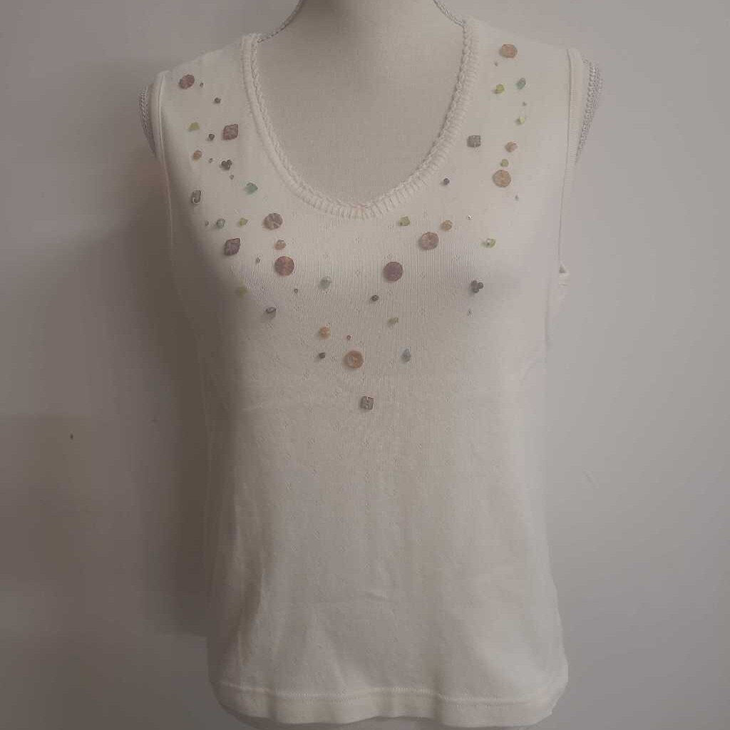CREAM TANK TOP