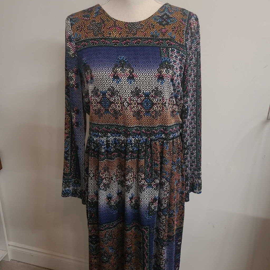 MULTI PATCHWORK DRESS