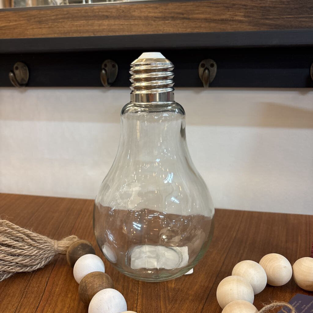 Glass Light Bulb Decor