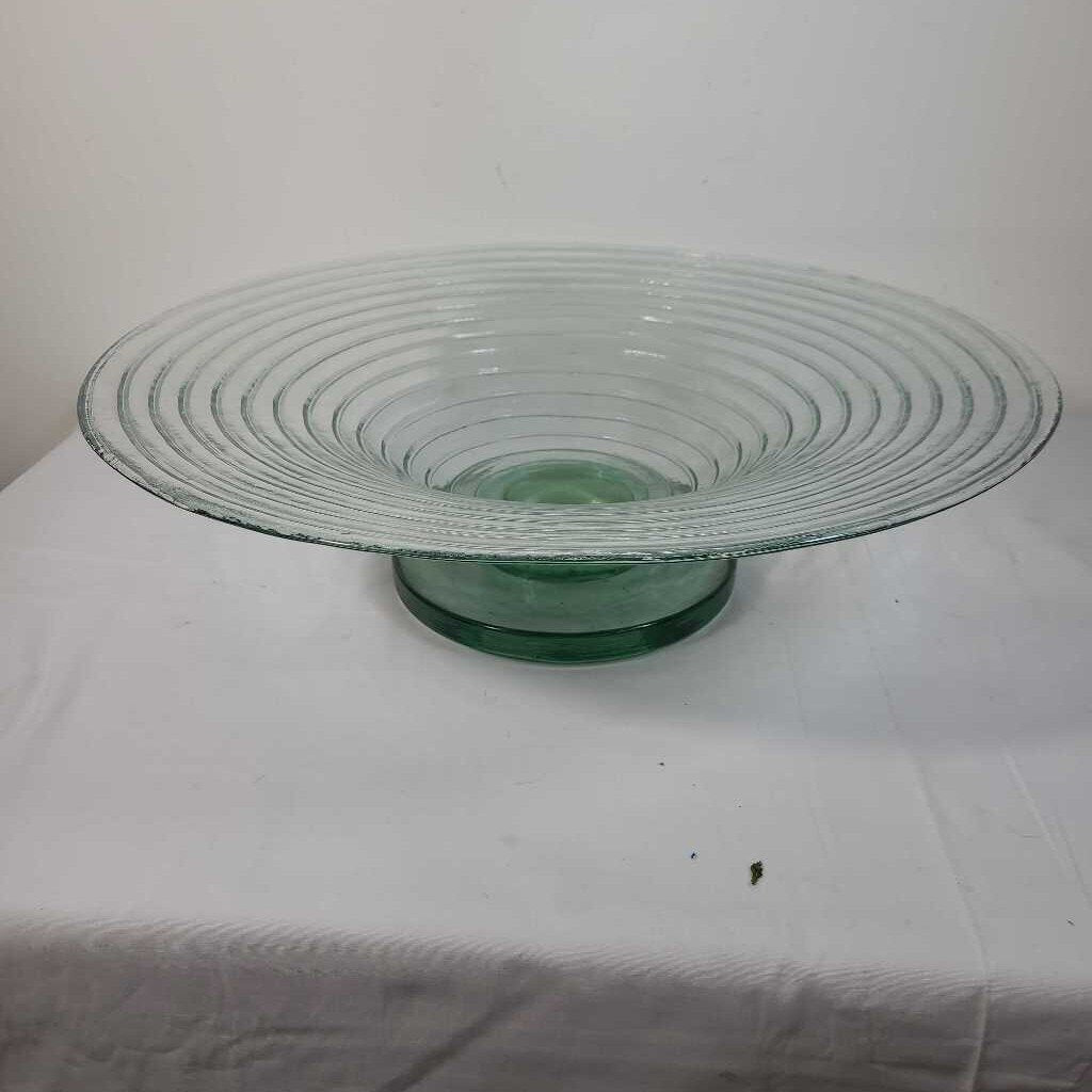 LG GREEN GLASS BOWL