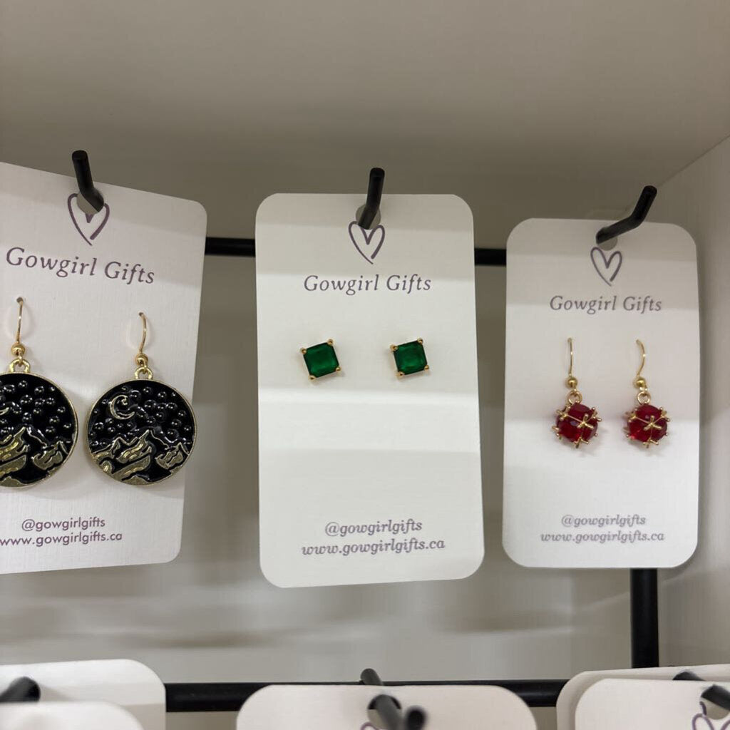 Earrings - Square Studs