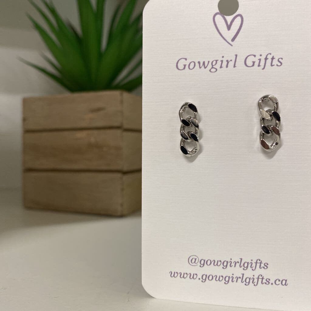 Earrings - Mini Chain Studs