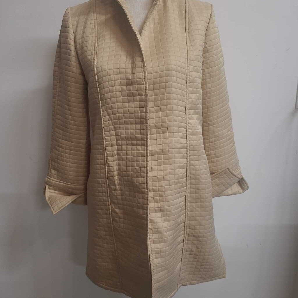 HARVE BENARD - YELLOW QUILTED MIDI COAT