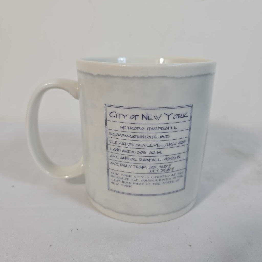 STARBUCKS CITY SCENES NEW YORK MUG