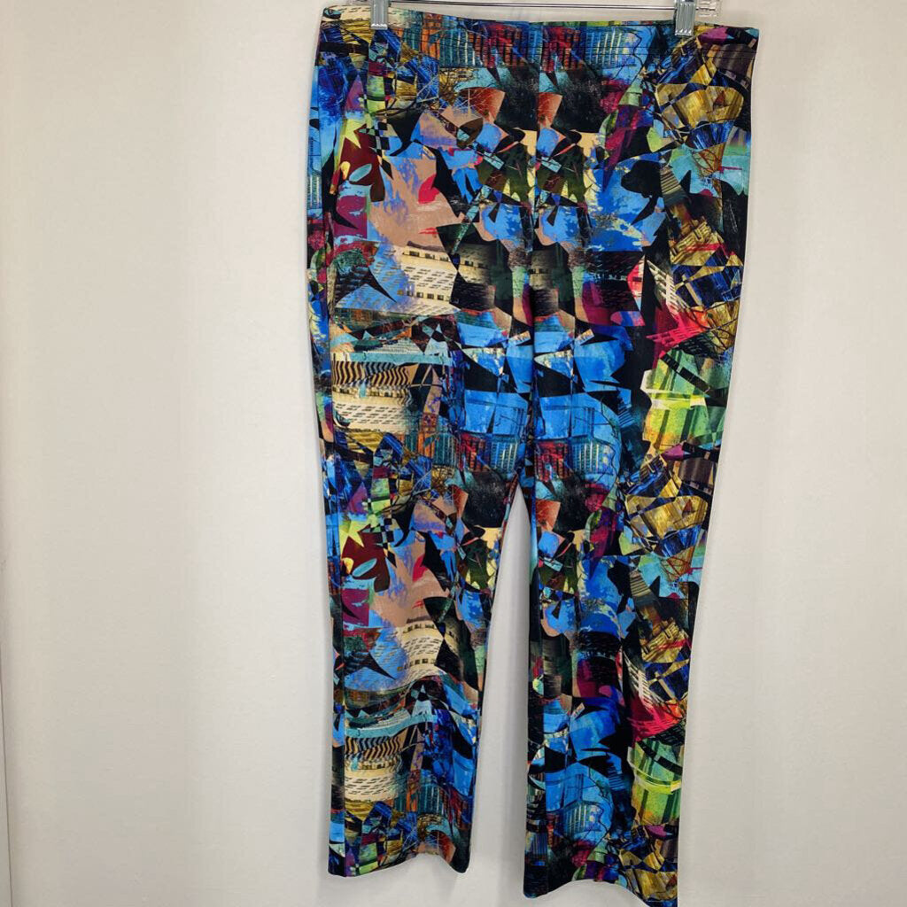JOSEPH RIBKOFF - MULTI-COLOURED CAPRI PANTS