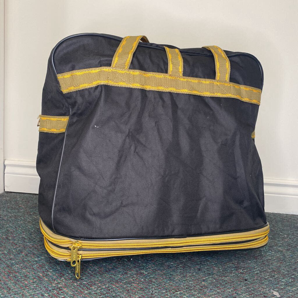 *AS IS* EZ-ROLL - BLACK ROLLING TOTE BAG