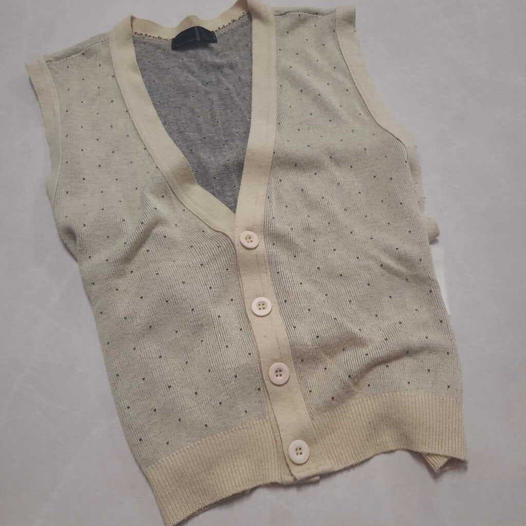 CREAM SWEATER VEST