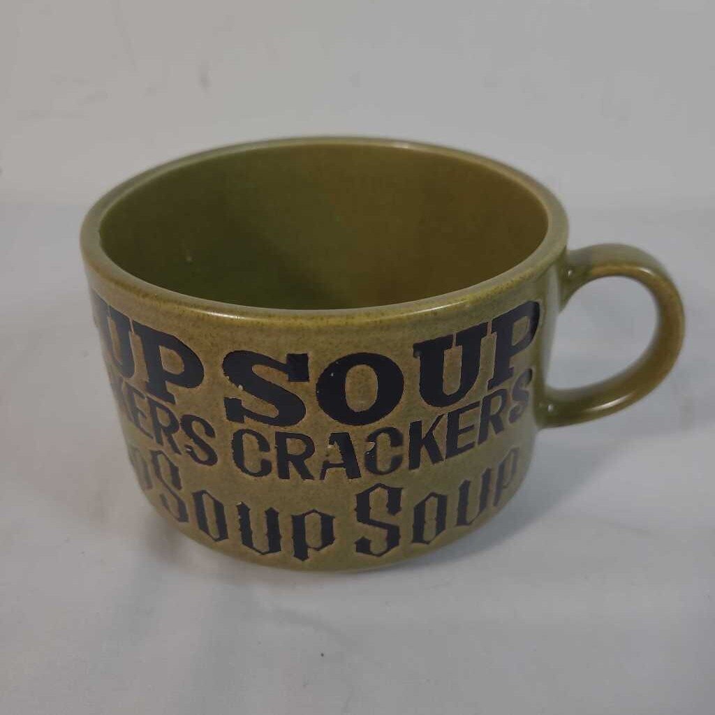 VTG STONEWARE SOUP MUG