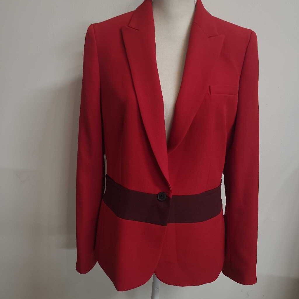 RED ANNE KLEIN BLAZER