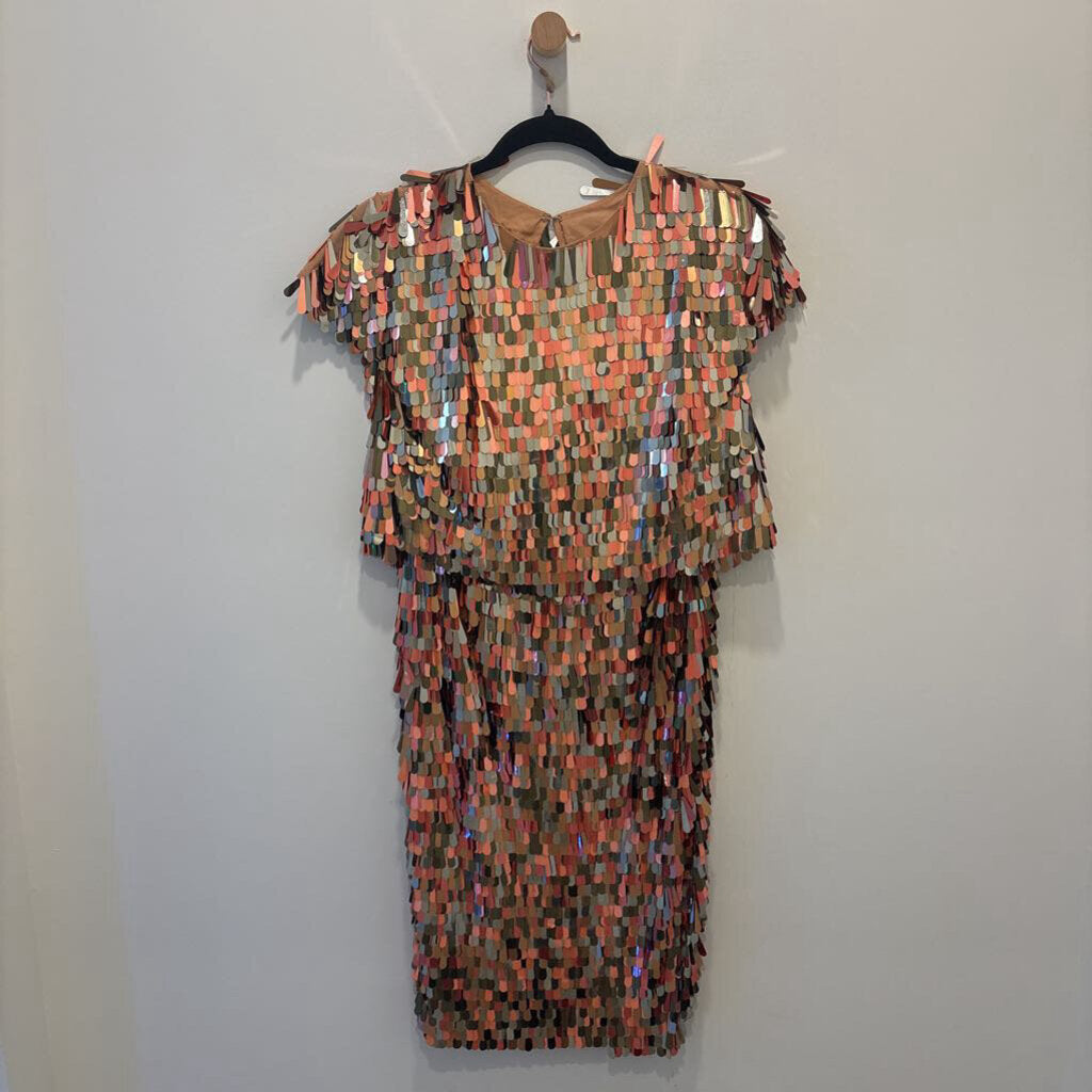Sequined Top and Skirt Set