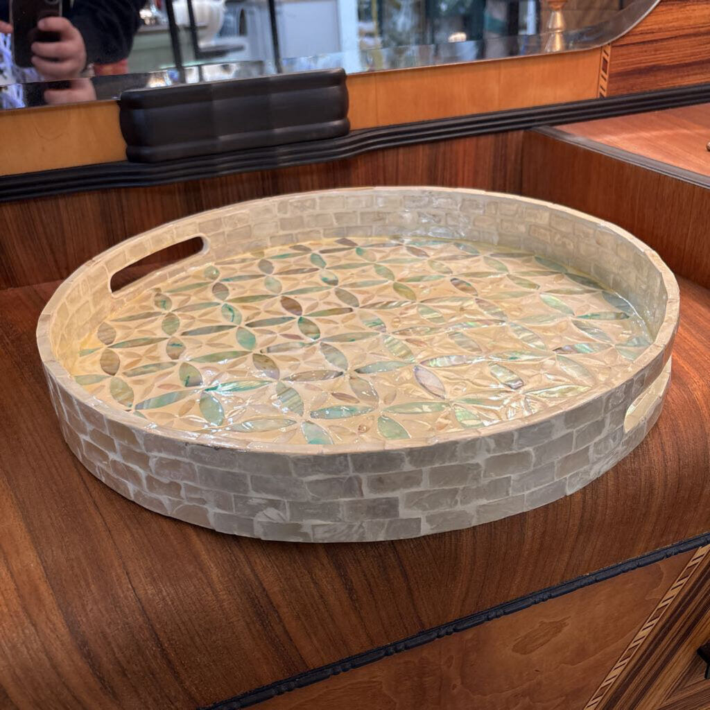 Mother of Pearl Decorative Serving Tray
