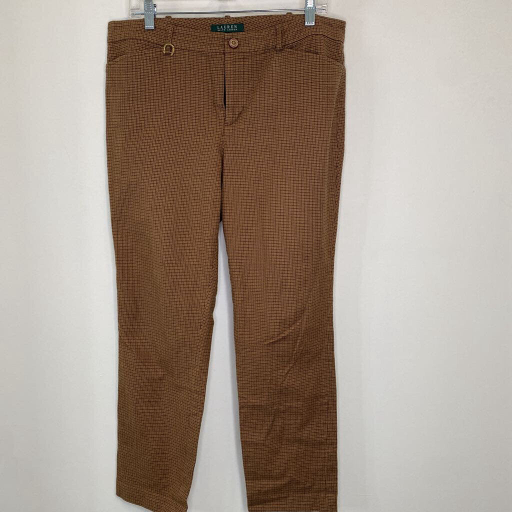 RALPH LAUREN - BROWN PLAID PANTS