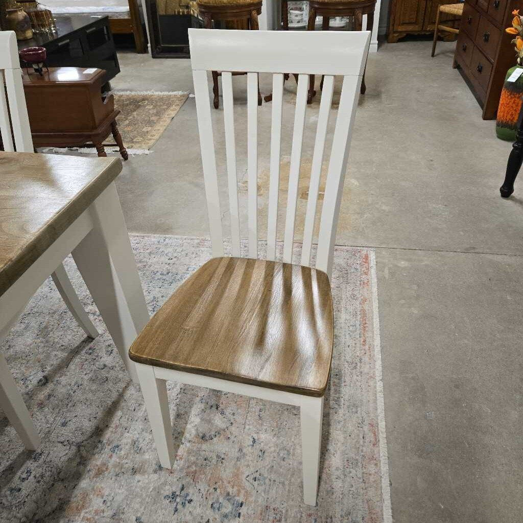 NEWLY REFINISHED TABLE W/ 4 CHAIRS & BENCH