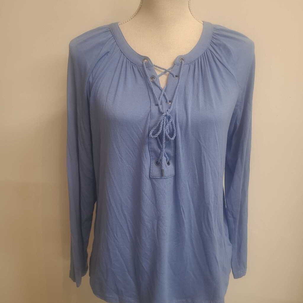 BLUE CHAPS TOP