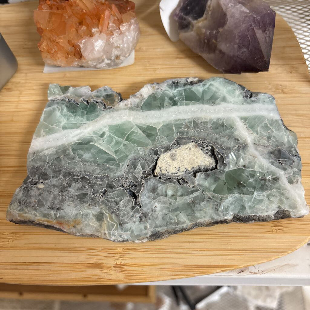 FLUORITE SLICE