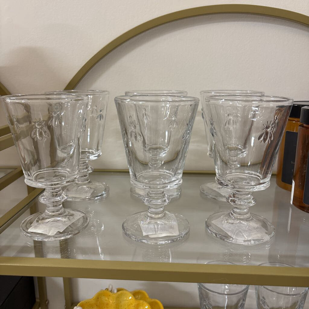 Bee Embossed Goblet