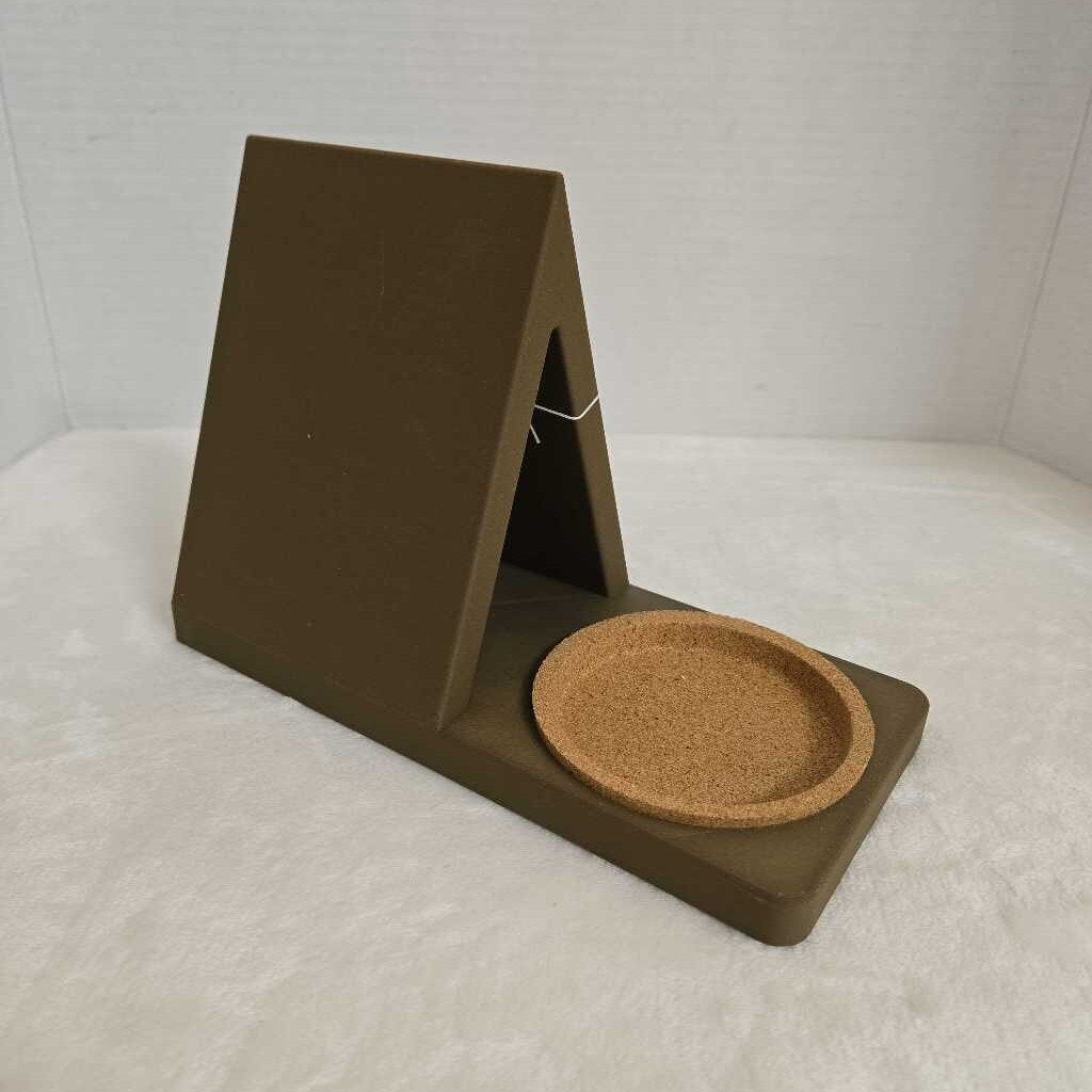 Book Holder/Drink Caddy-Brown