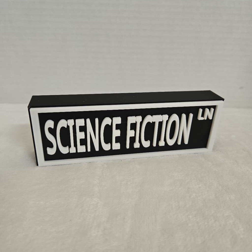 Book Shelf Decor-Science Fiction
