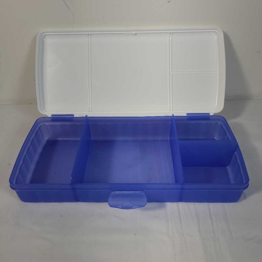TUPPERWARE LUNCH N THINGS CONTAINER - BLUE