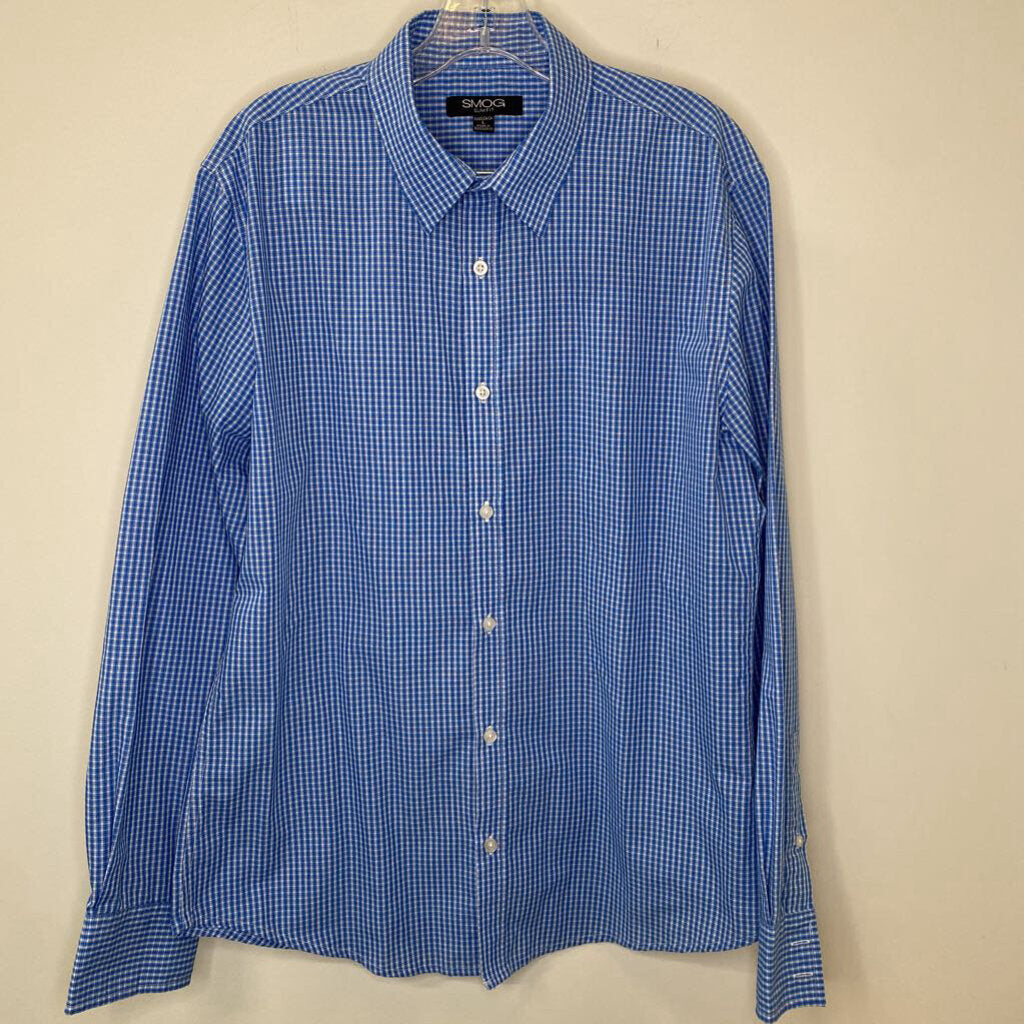 MEN'S CHECK COTTON DRESS SHIRT