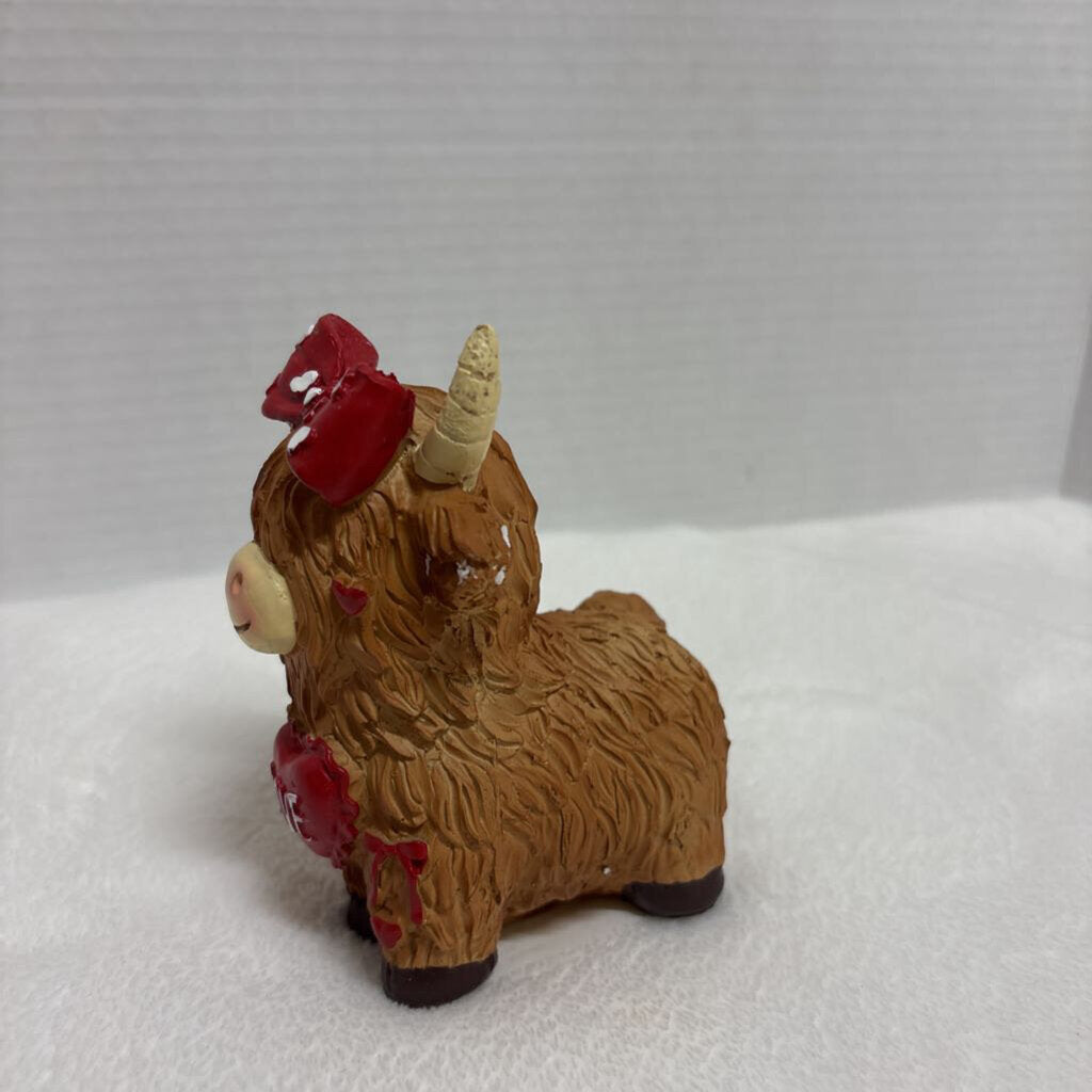 Highland Cow Valentines Friends-2pc