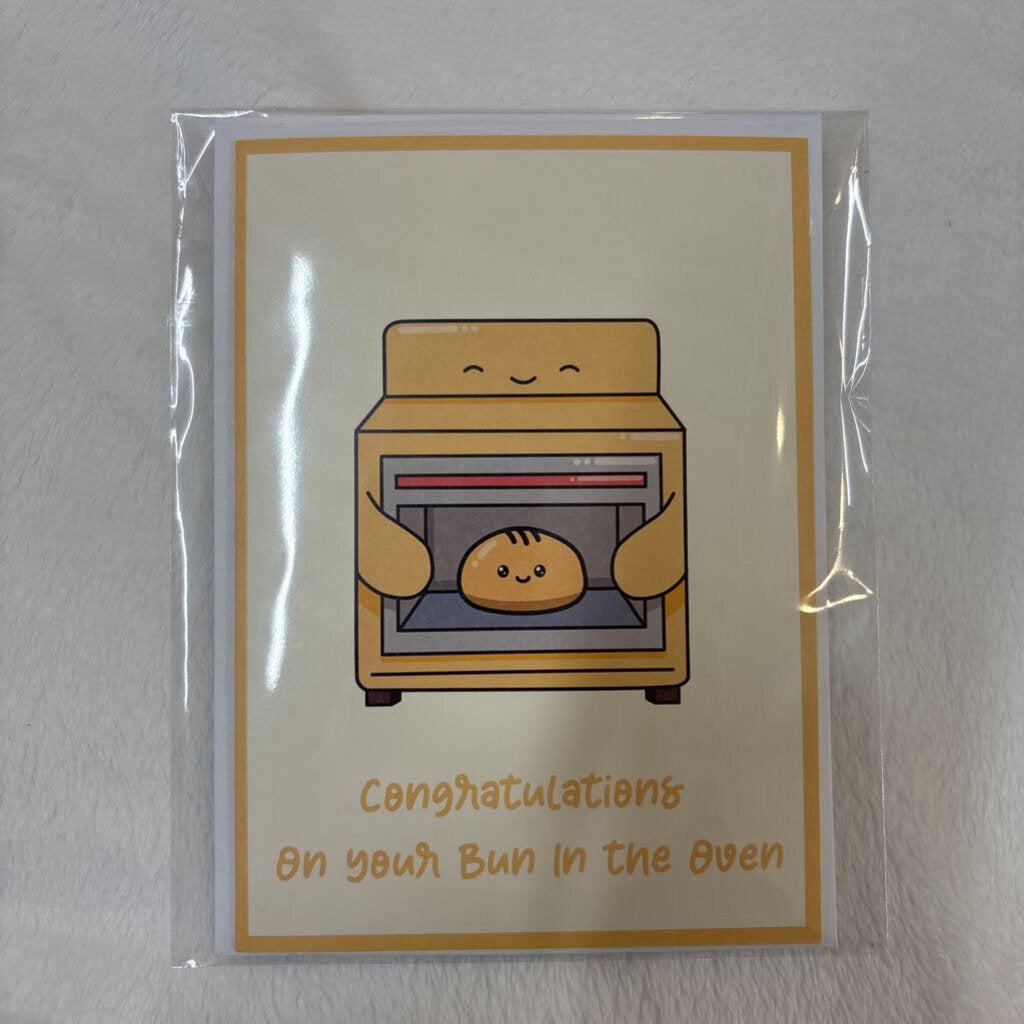 CONGRATULATIONS ON YOUR BUN IN THE OVEN