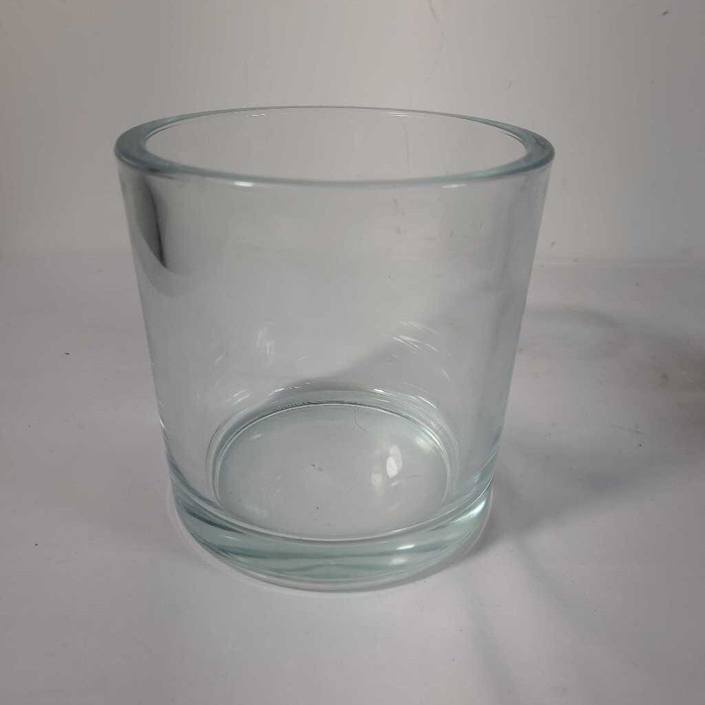 HEAVY GLASS VASE
