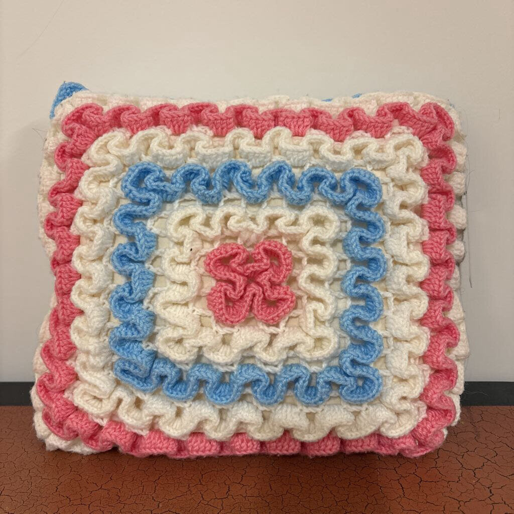 CROCHETED THROW PILLOW