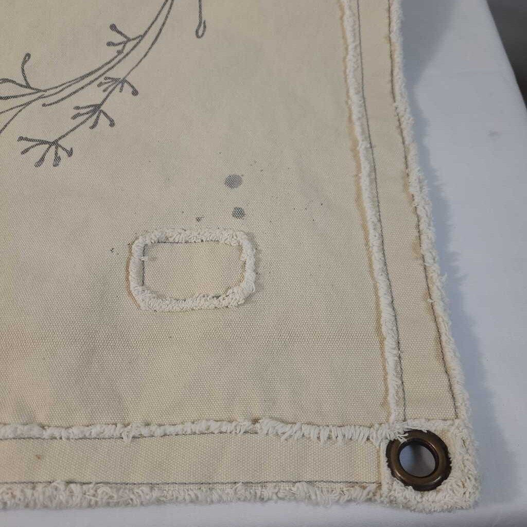 "HOME" CANVAS WALL BANNER