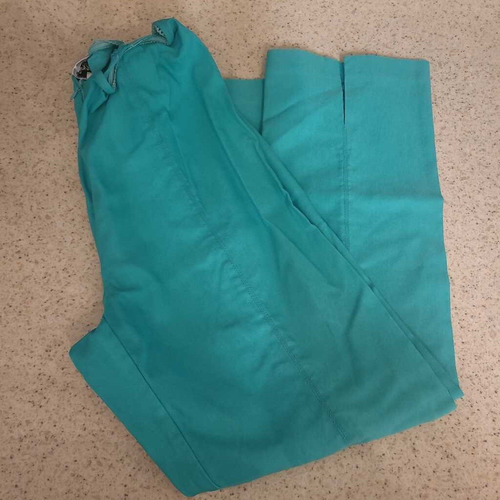 GREEN COTTON PULLON PANTS