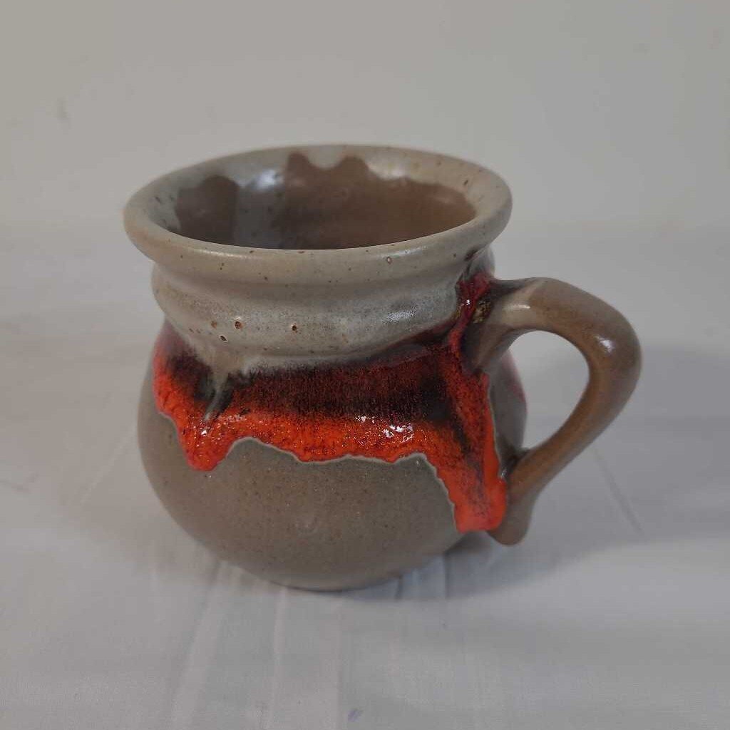 LAVA DRIP GLAZE POTTERY MUG