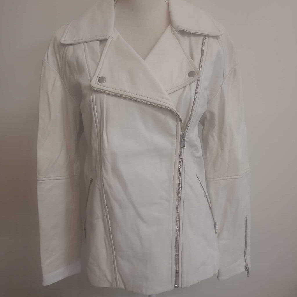 OFF WHITE DANIER MOTO LEATHER JACKET