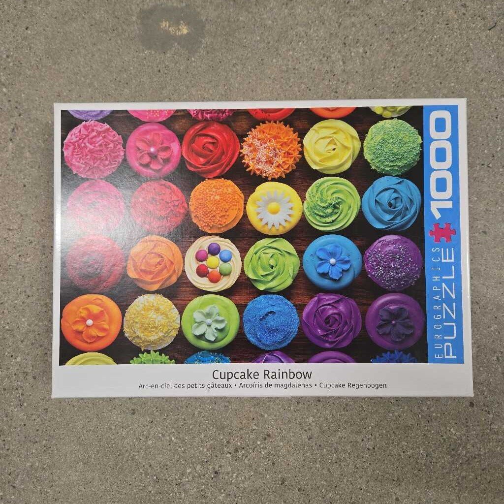 1000 PUZZLE - Cupcake Rainbow