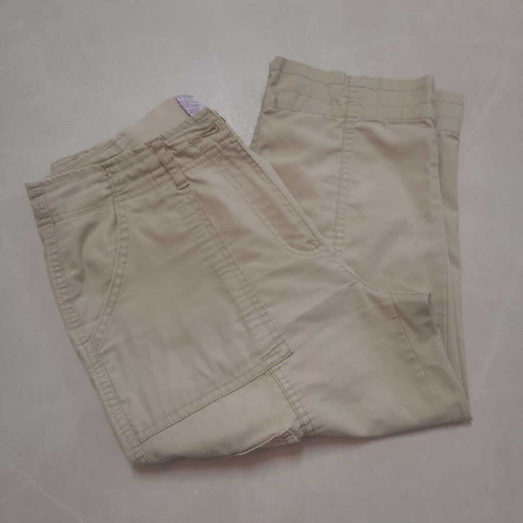 BEIGE CARGO CAPRI'S
