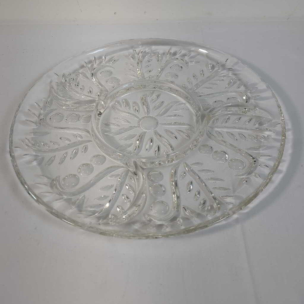 GLASS PICKLE DISH