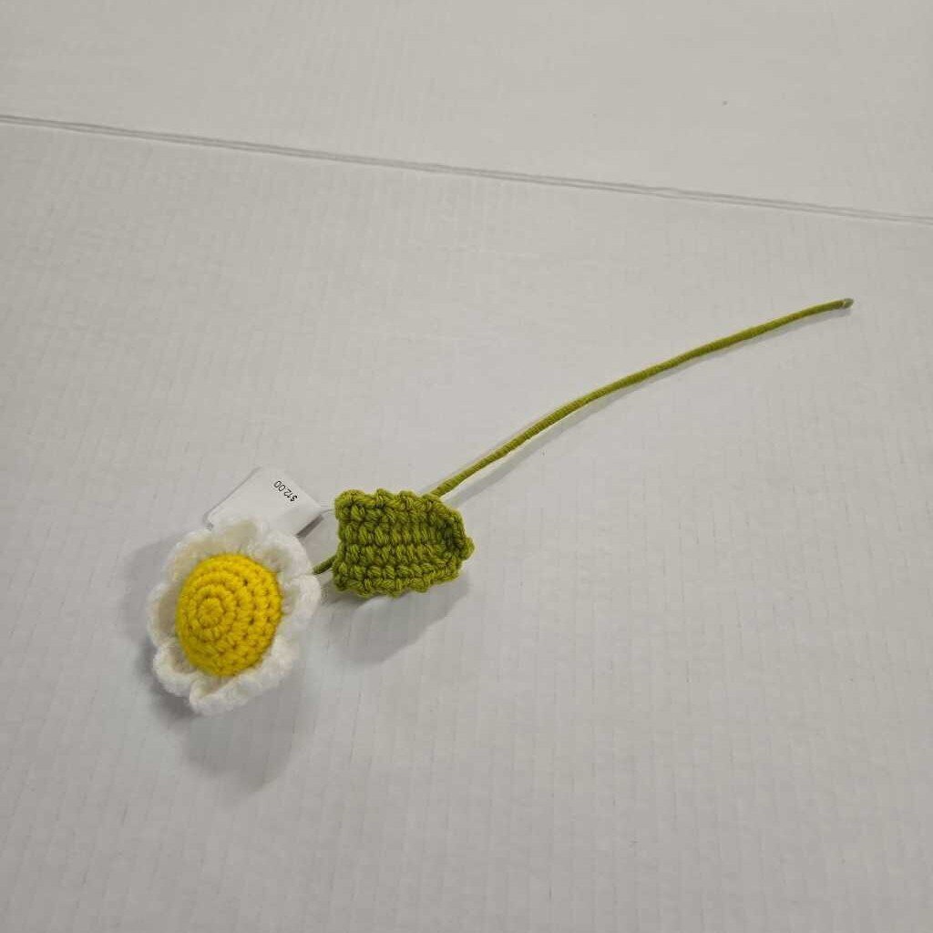 Crochet Daisy Stick