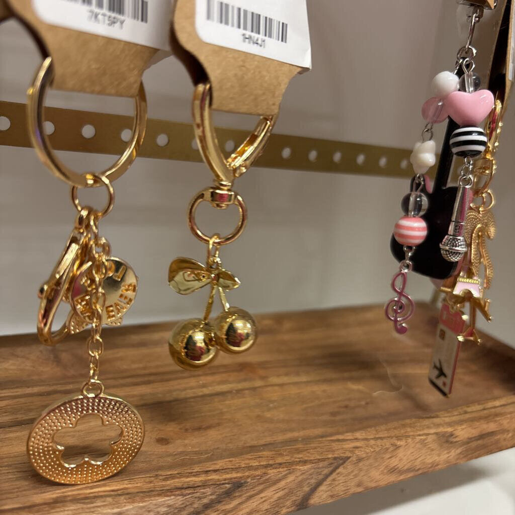 Bag/Shoe Charms - Golden Cherries