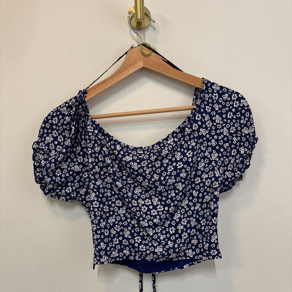 FLORAL CROP TOP