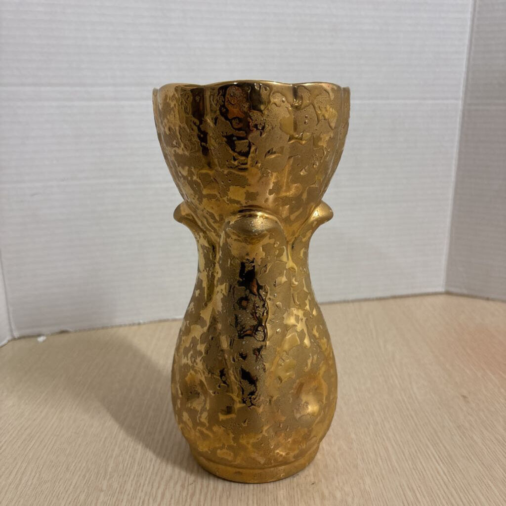 Mid-Century Gold Vase