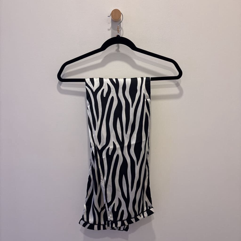 Clovia Zebra Print Two-Piece Pajama Set
