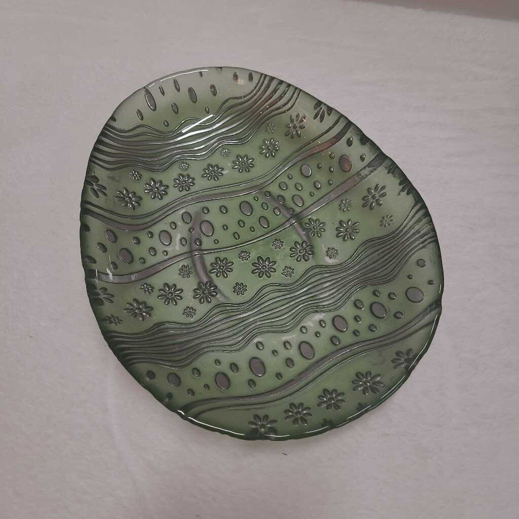 Green Easter Egg Dish