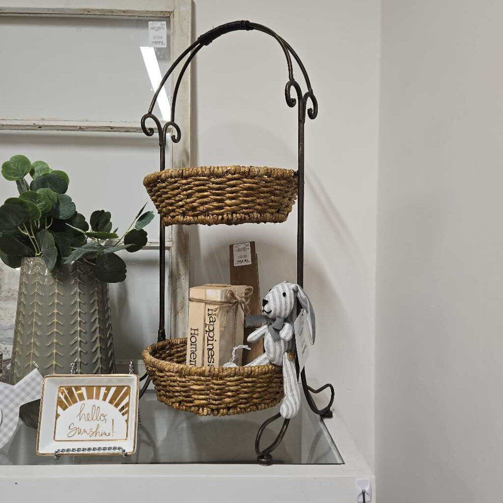 2 TIER BASKET
