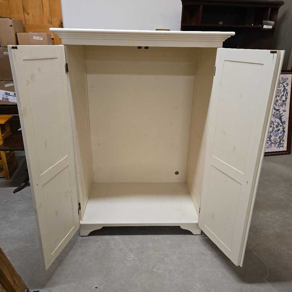 CREAM PINE ARMOIRE