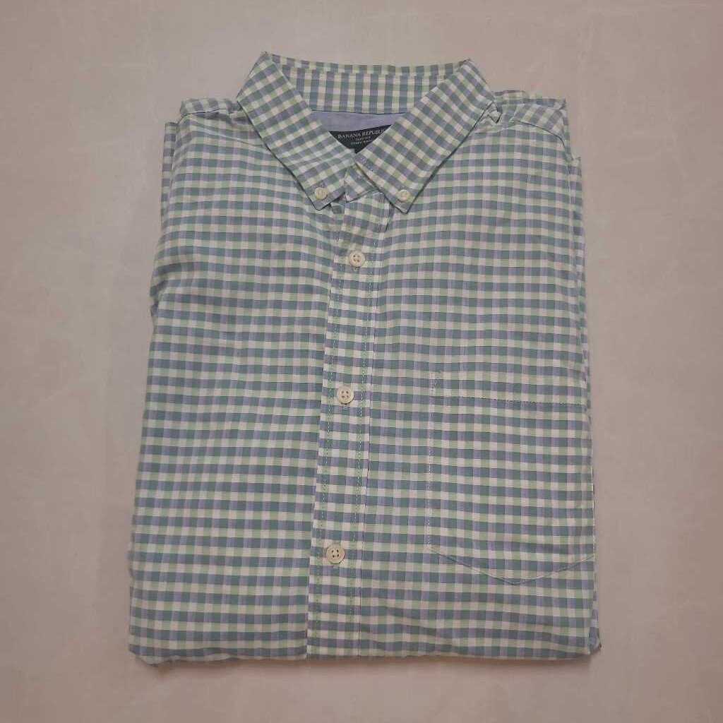 MENS CHECKED BUTTON FRONT SHIRT