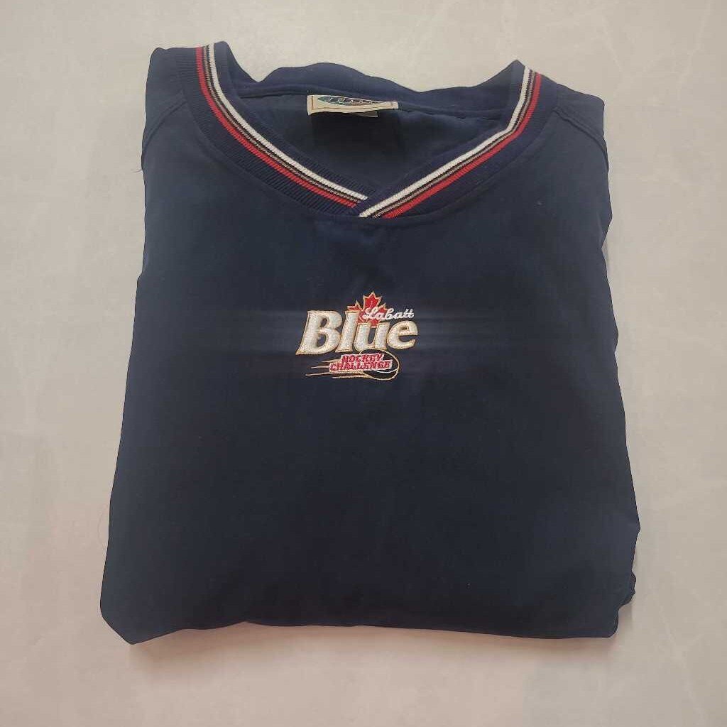 VINTAGE NAVY LABATTS BLUE PULLOVER