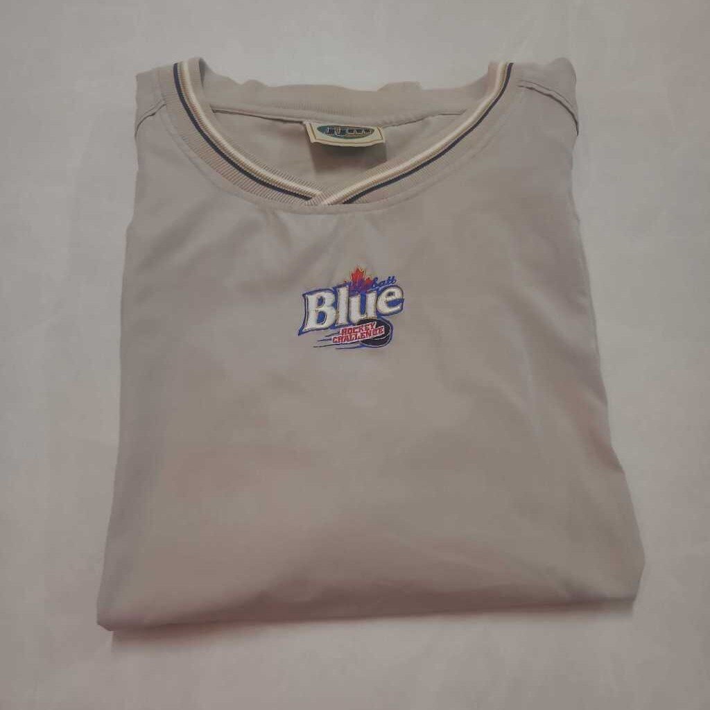 VINTAGE BEIGE LABATTS BLUE PULLOVER