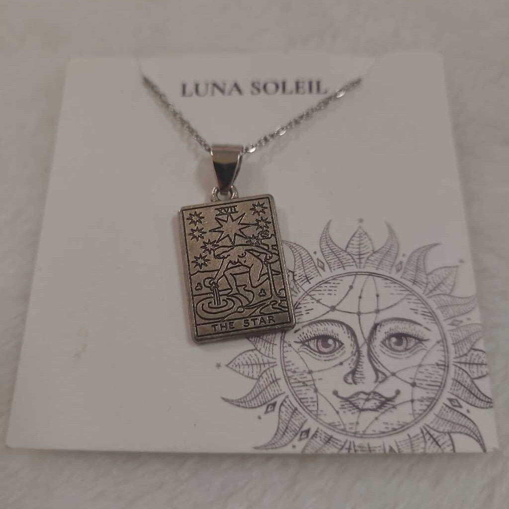 SILVER TAROT NECKLACE
