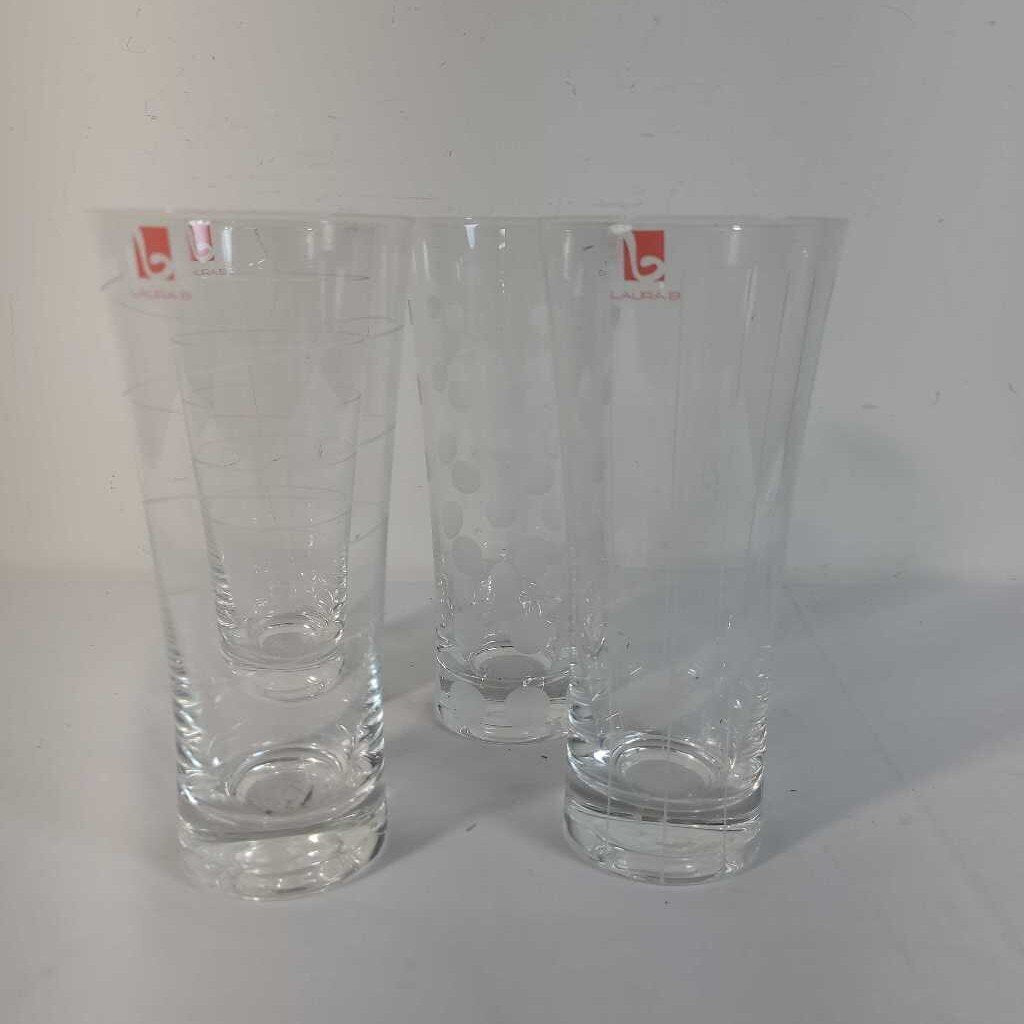 S/4 MIKASA CHEERS HIGHBALL GLASSES