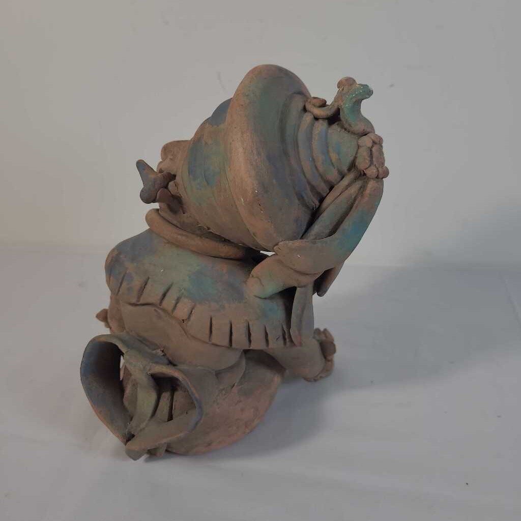 MEXICAN FOLK ART CLAY FIGURINE